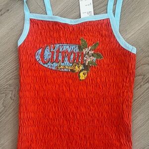 lemon smocked graphic